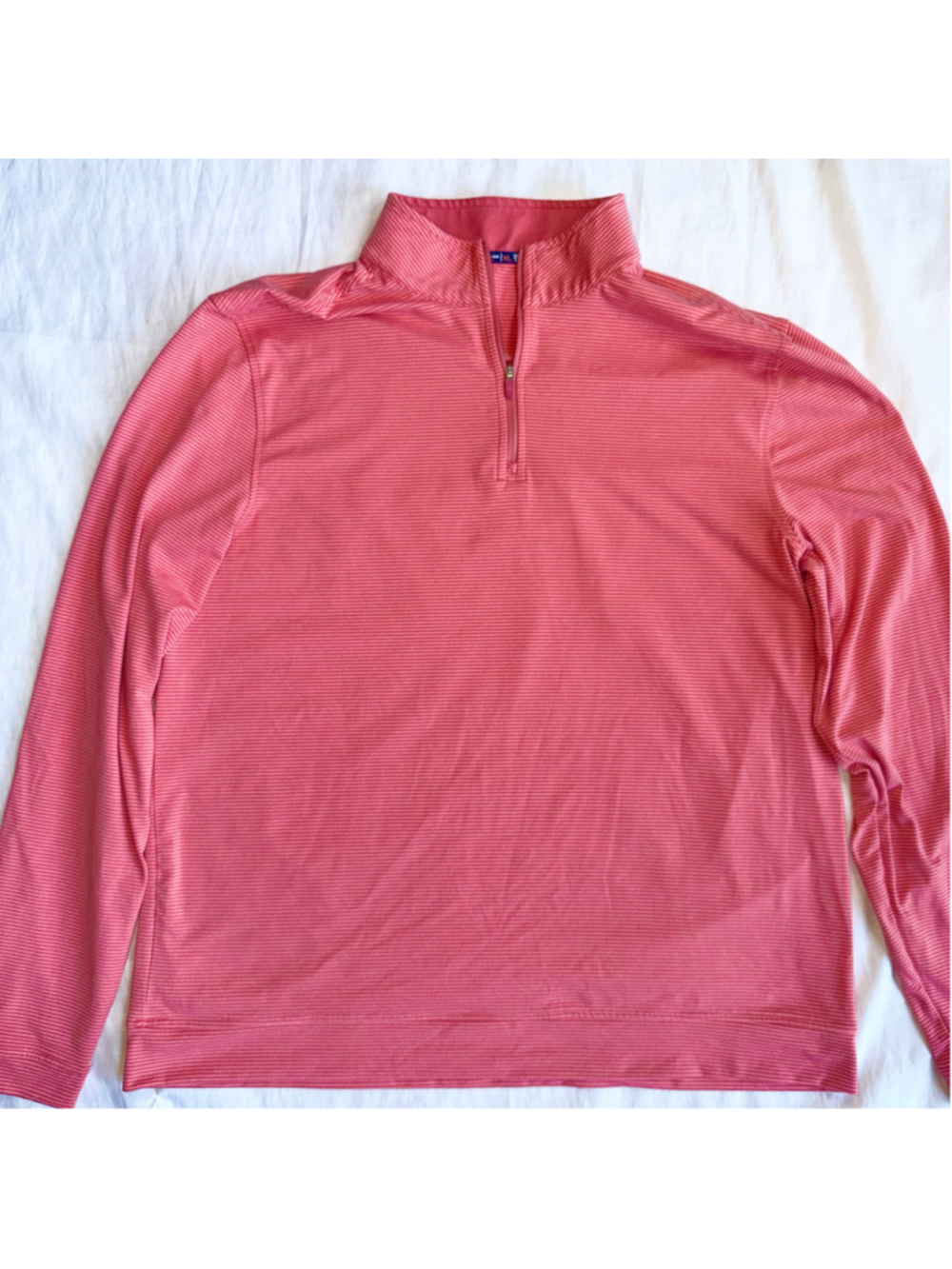 EUC Men’s XL Southern Tide 1/4 Zip Pullover Shirt Tide To Trail Mineral Red